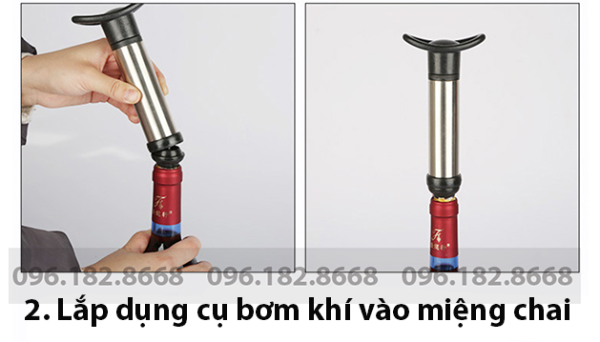 bộ hút chân không rượu vang