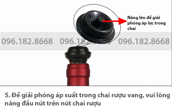 bộ hút chân không rượu vang