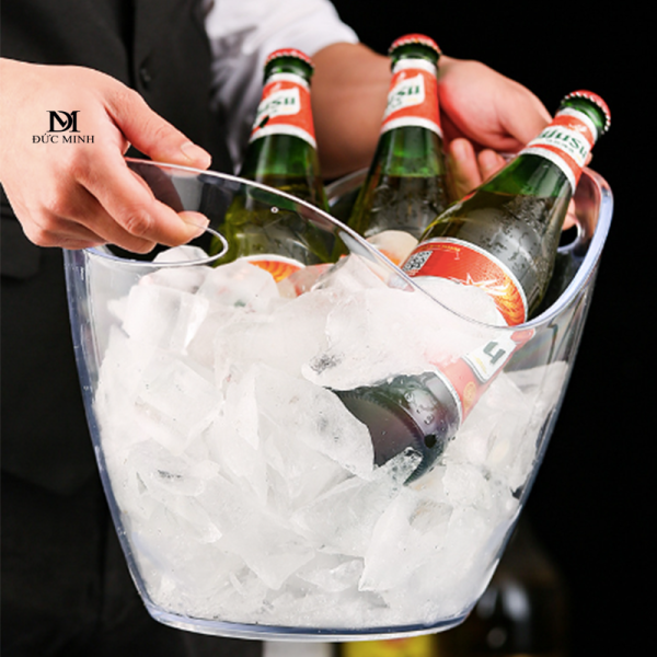 Xô đựng rượu vang 8 lít trong suốt