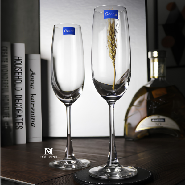 Ly rượu sâm panh - Ly vang Ocean Champagne 210ml (Bộ 6 ly)