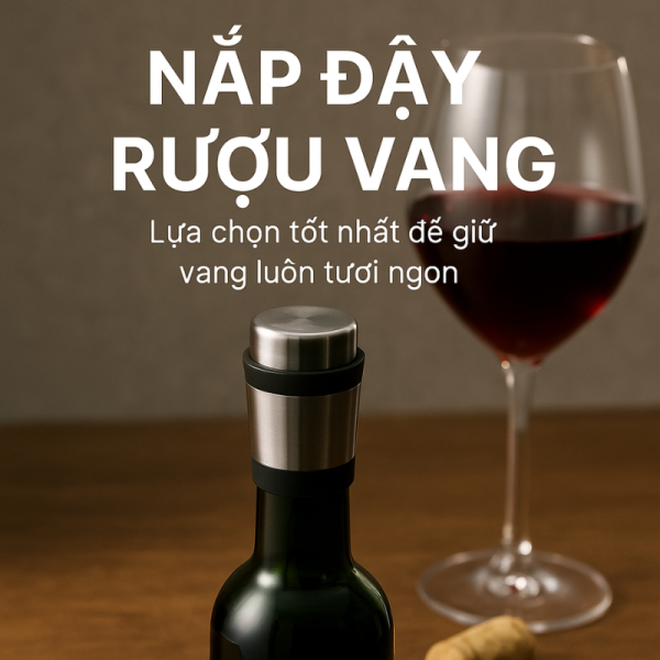 Nắp đậy rượu vang: Lựa chọn tốt nhất để giữ vang luôn tươi ngon
