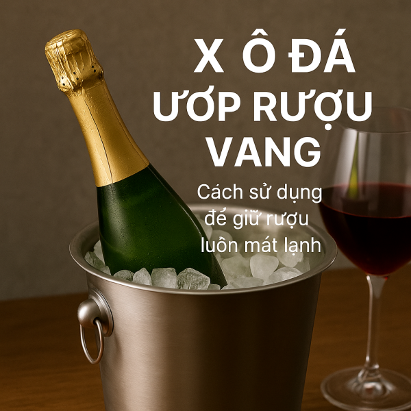 Xô đá ướp rượu vang 