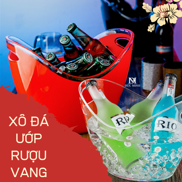 Xô đá ướp rượu vang