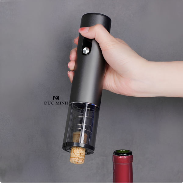 Dụng Cụ Mở Rượu Vang Tự Động Sạc Tích Điện USB Nút Bấm CD