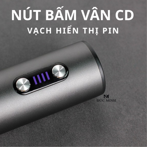 Dụng Cụ Mở Rượu Vang Tự Động Sạc Tích Điện USB Nút Bấm CD