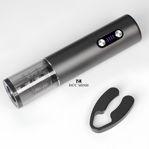 Dụng Cụ Mở Rượu Vang Tự Động Sạc Tích Điện USB Nút Bấm CD